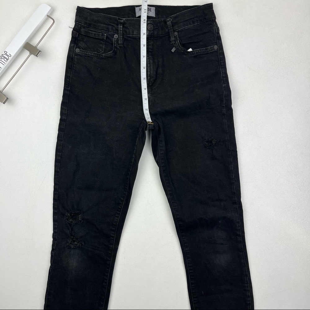 AGOLDE Sophie High Rise Skinny Crop in Harlow Destructed - Picture 4 of 8